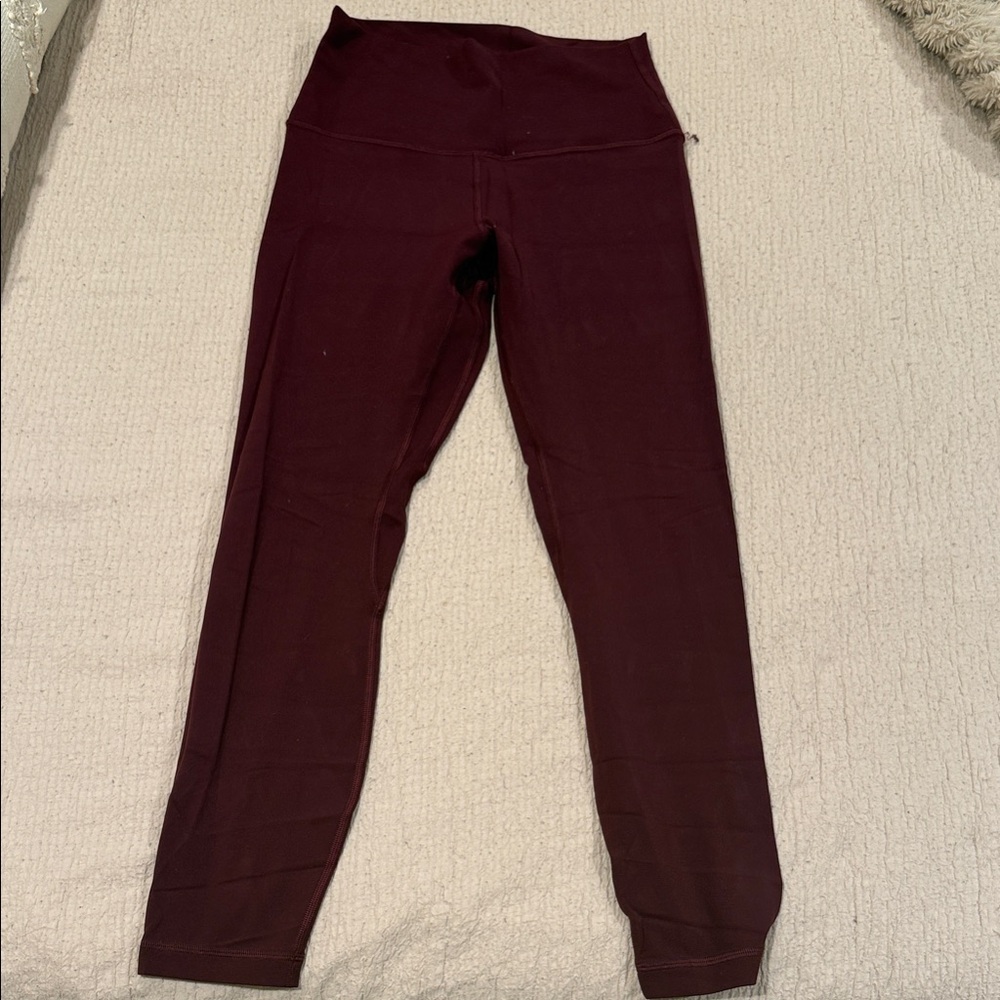 Lululemon Maroon Leggings